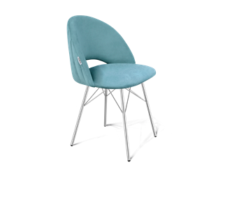 Обеденный стул SHT-ST34-1 / SHT-S64 (голубая пастель/хром лак) в Ревде