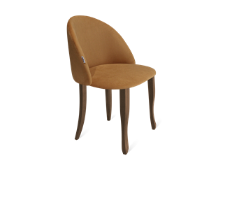 Обеденный стул SHT-ST35 / SHT-S122 (горчичный/темный орех/черный муар) в Кушве