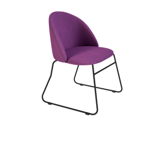 Обеденный стул SHT-ST35 / SHT-S167 (ягодное варенье/черный муар) в Кушве