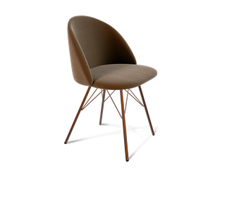 Обеденный стул SHT-ST35 / SHT-S37 (кофейный ликер/медный металлик) в Первоуральске