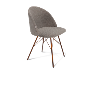 Обеденный стул SHT-ST35 / SHT-S37 (тростниковый сахар/медный металлик) в Ревде