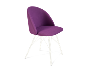 Обеденный стул SHT-ST35 / SHT-S37 (ягодное варенье/белый муар) в Первоуральске