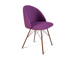Обеденный стул SHT-ST35 / SHT-S37 (ягодное варенье/медный металлик) в Первоуральске
