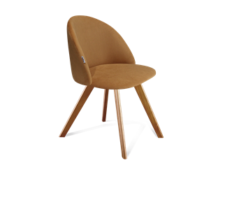 Обеденный стул SHT-ST35 / SHT-S39 (горчичный/светлый орех) в Ревде