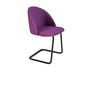 Обеденный стул SHT-ST35 / SHT-S45-1 (ягодное варенье/черный муар) в Кушве