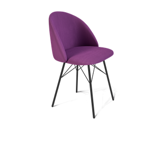 Обеденный стул SHT-ST35 / SHT-S64 (ягодное варенье/черный муар) в Кушве