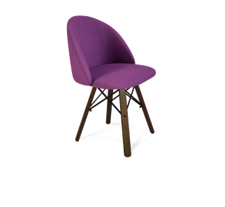 Обеденный стул SHT-ST35 / SHT-S70 (ягодное варенье/темный орех/черный муар) в Кушве