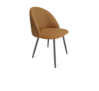 Обеденный стул SHT-ST35 / SHT-S95-1 (горчичный/черный муар) в Кушве