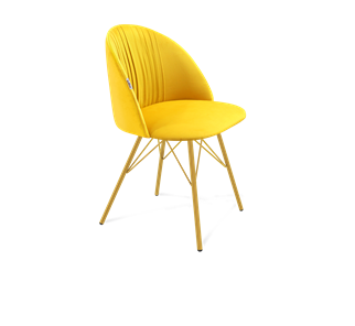 Обеденный стул SHT-ST35-1 / SHT-S37 (имперский жёлтый/золото) в Ревде