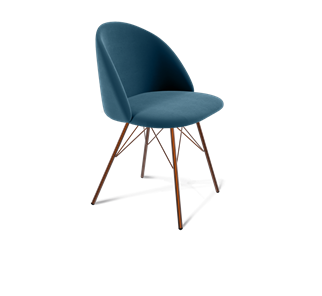 Обеденный стул SHT-ST35 / SHT-S37 (тихий океан/медный металлик) в Первоуральске