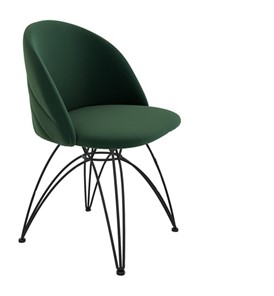 Обеденный стул SHT-ST35-2 / SHT-S112  (черный-зеленый) в Ревде