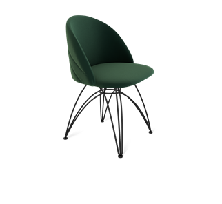 Обеденный стул SHT-ST35-2 / SHT-S112 (лиственно-зеленый/черный муар) в Екатеринбурге