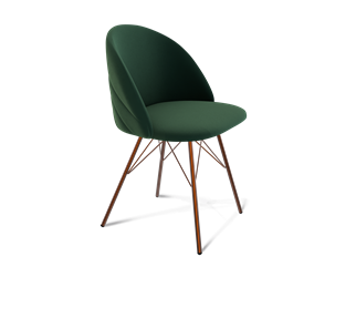 Обеденный стул SHT-ST35-2 / SHT-S37 (лиственно-зеленый/медный металлик) в Екатеринбурге