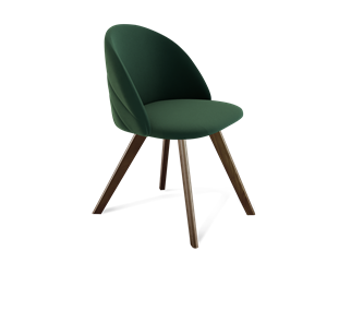 Обеденный стул SHT-ST35-2 / SHT-S39 (лиственно-зеленый/темный орех) в Кушве