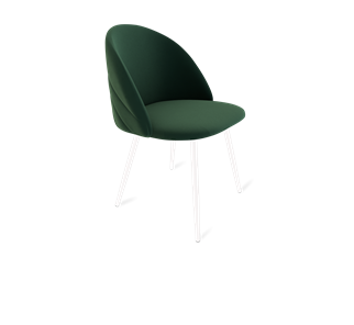 Обеденный стул SHT-ST35-2 / SHT-S95-1 (лиственно-зеленый/белый муар) в Екатеринбурге