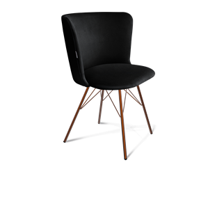 Обеденный стул SHT-ST36 / SHT-S37 (ночное затмение/медный металлик) в Кушве