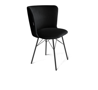 Обеденный стул SHT-ST36 / SHT-S64 (ночное затмение/черный муар) в Кушве