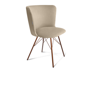 Обеденный стул SHT-ST36 / SHT-S37 (ванильный крем/медный металлик) в Кушве
