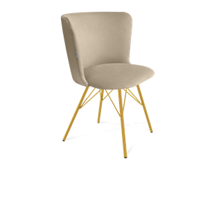 Обеденный стул SHT-ST36 / SHT-S37 (ванильный крем/золото) в Богдановиче