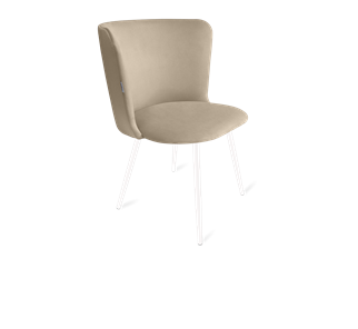 Обеденный стул SHT-ST36 / SHT-S95-1 (ванильный крем/белый муар) в Кушве