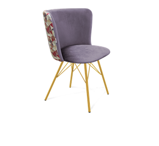Обеденный стул SHT-ST36-4 / SHT-S37 (сумеречная орхидея/золото) в Кушве