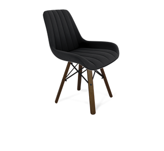 Обеденный стул SHT-ST37 / SHT-S70 (ночное затмение/темный орех/черный муар) в Ревде