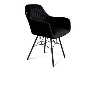 Обеденный стул SHT-ST38 / SHT-S100 (ночное затмение/черный муар) в Ревде