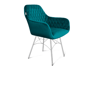 Обеденный стул SHT-ST38 / SHT-S107 (альпийский бирюзовый/хром лак) в Кушве