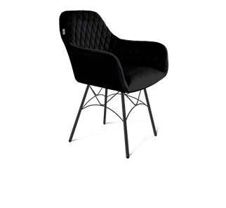 Обеденный стул SHT-ST38 / SHT-S107 (ночное затмение/черный муар) в Каменске-Уральском
