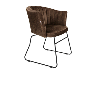 Обеденный стул SHT-ST42-1 / SHT-S167 (кофейный трюфель/черный муар) в Асбесте