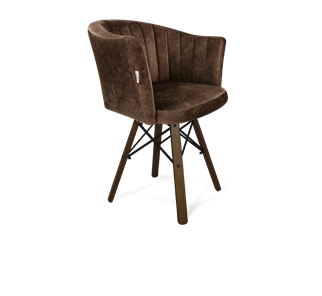 Обеденный стул SHT-ST42-1 / SHT-S70 (кофейный трюфель/темный орех/черный муар) в Ирбите