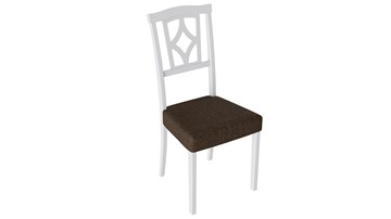Обеденный стул Сити 3 (Белый матовый/тк № 112) в Ревде