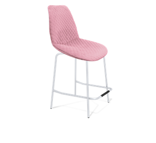 Полубарный стул SHT-ST29-С22 / SHT-S29P-1 (розовый зефир/хром лак) в Екатеринбурге