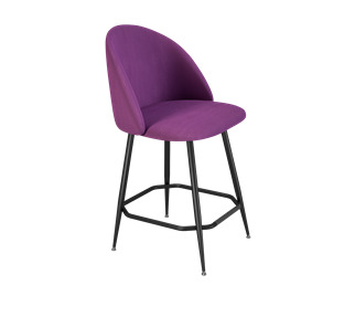 Полубарный стул SHT-ST35 / SHT-S148-1 (ягодное варенье/черный муар) в Кушве