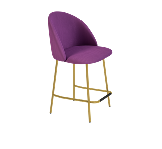 Полубарный стул SHT-ST35 / SHT-S29P-1 (ягодное варенье/золото) в Кушве
