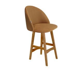 Полубарный стул SHT-ST35 / SHT-S65-1 (горчичный/светлый орех) в Ревде