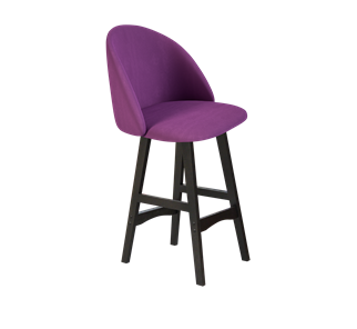 Полубарный стул SHT-ST35 / SHT-S65-1 (ягодное варенье/венге) в Кушве
