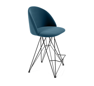 Полубарный стул SHT-ST35 / SHT-S66-1 (тихий океан/черный муар) в Ревде