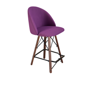 Полубарный стул SHT-ST35 / SHT-S80-1 (ягодное варенье/темный орех/черный) в Ревде