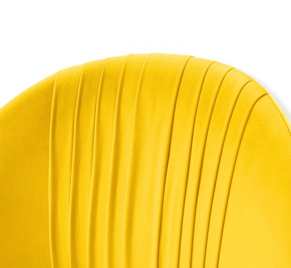 Полубарный стул SHT-ST35-1 / SHT-S29P-1 (имперский жёлтый/белый муар) в Екатеринбурге - изображение 3