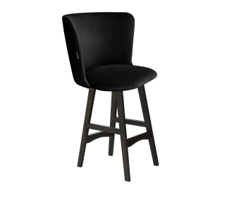 Полубарный стул SHT-ST36 / SHT-S65-1 (ночное затмение/венге) в Ревде