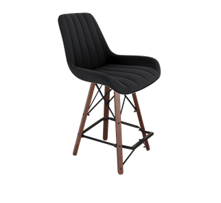 Полубарный стул SHT-ST37 / SHT-S80-1 (ночное затмение/темный орех/черный) в Ревде