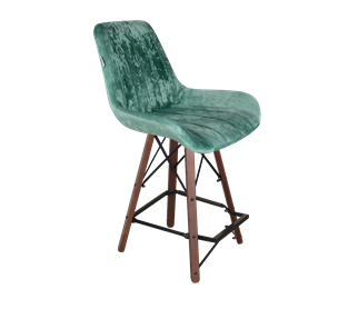 Полубарный стул SHT-ST37 / SHT-S80-1 (зеленый чай/темный орех/черный) в Асбесте