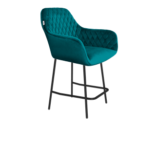 Полубарный стул SHT-ST38 / SHT-S29P-1 (альпийский бирюзовый/черный муар) в Кушве
