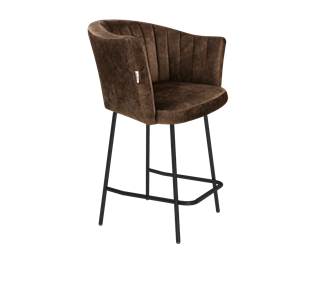 Полубарный стул SHT-ST42-1 / SHT-S29P-1 (кофейный трюфель/черный муар) в Красноуфимске