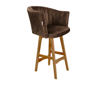 Полубарный стул SHT-ST42-1 / SHT-S65-1 (кофейный трюфель/светлый орех) в Асбесте