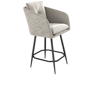 Полубарный стул SHT-ST43-2 / SHT-S148-1 (морозное утро/черный муар) в Кушве