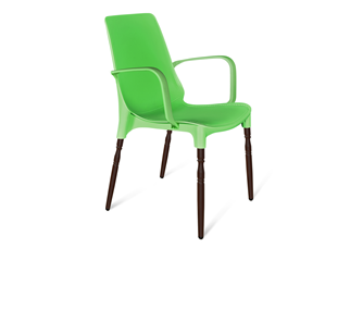 Кухонный стул SHT-ST76/S424-F (зеленый/коричневый муар) в Екатеринбурге