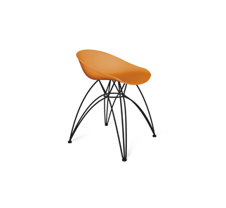 Кухонный стул SHT-ST19/S112 (оранжевый/черный муар) в Ревде
