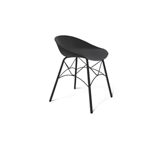 Обеденный стул SHT-ST19/S107 (черный/черный муар) в Ревде